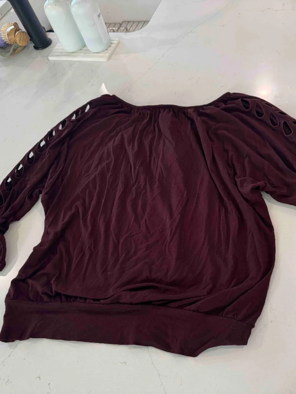 Anthroplolgie Deletta pullover “Catch A Glimpse” Top Sz L